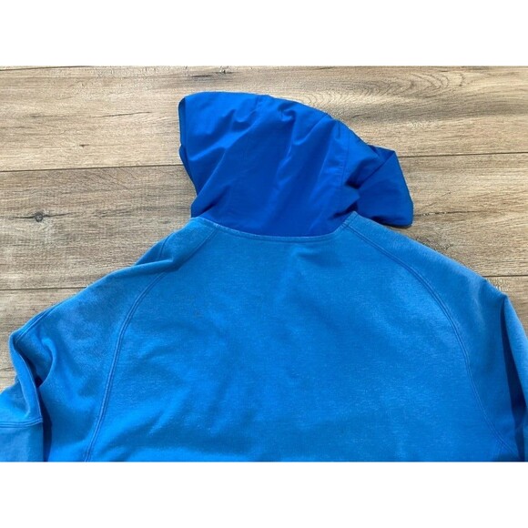 Lululemon Zoom Studio Hoodie Mens S Blue Athletic Fit Full Zip Jacket - Picture 8 of 9